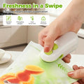 Mini Bag Sealer, Portable Handheld Vacuum Food Sealer Bag Sealing Machine for Plastic Bag Snack Bag,Rechargeable Food Bag Sealer